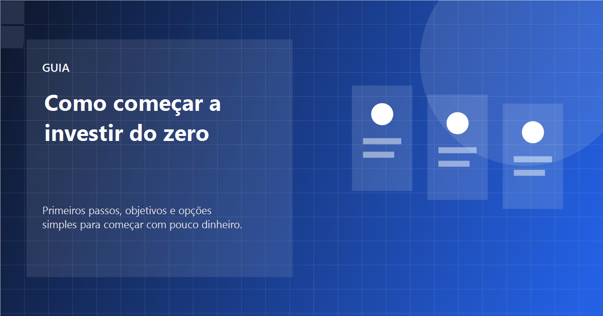 Como começar a investir do zero em Portugal (mesmo com pouco dinheiro)