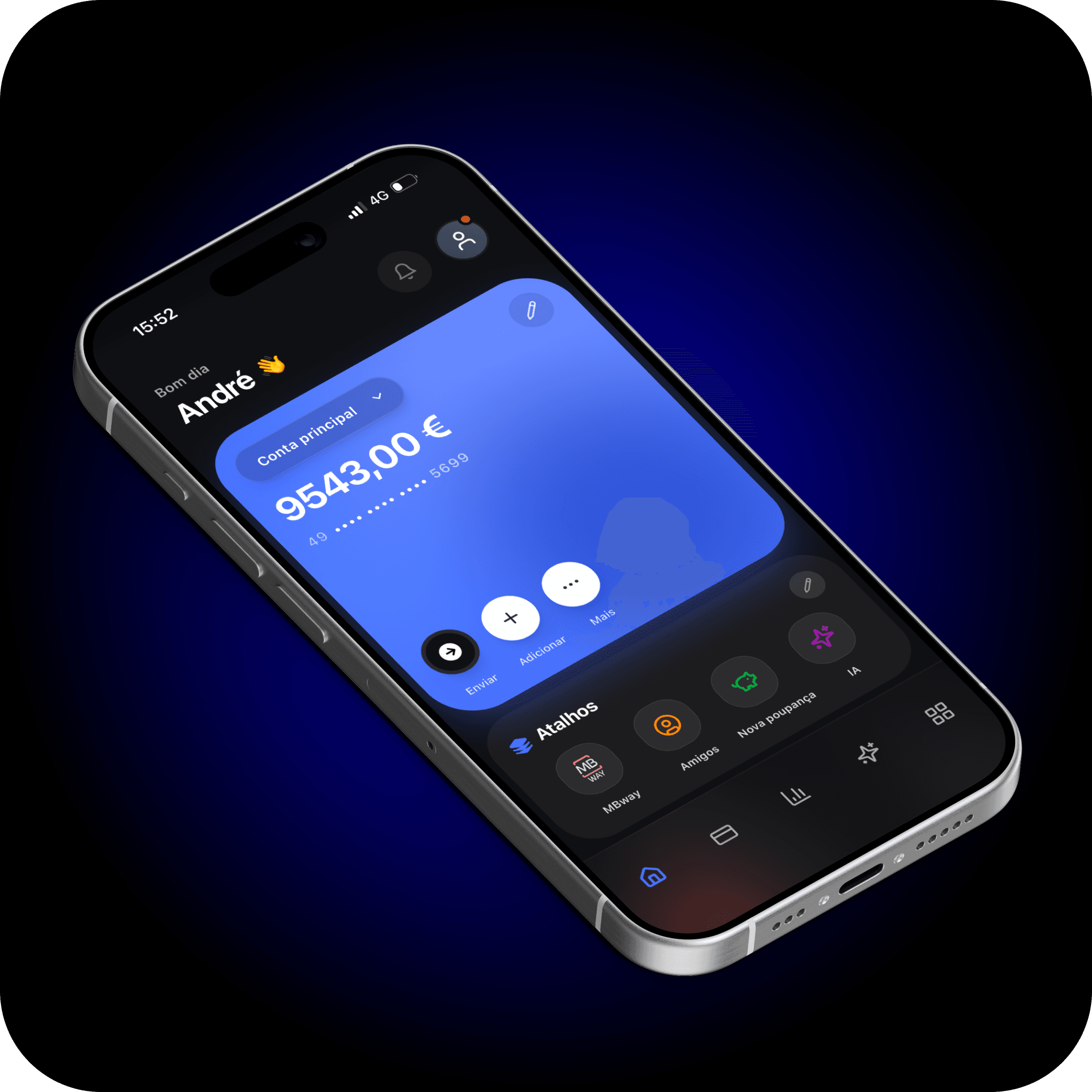 Imagem genérica de conta e saldo